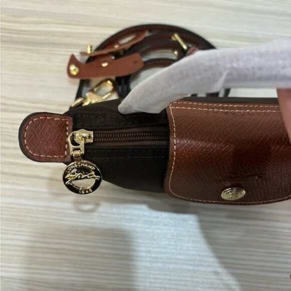 Longchamp Le Pliage Mini Tan Handbag - Picture 3 of 7